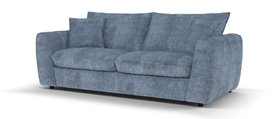 Sofology, Hudson 3 Seater Sofa In In Luxury Sherpa Midnight, £799