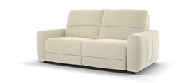 Sofology, Portofino 2.5 Seater Sofa In Luxury Deep Pile Chenille Stone, £1,099