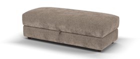 Sofology, Restore Large Storage Footstool In Chunky Textured Chenille Mink, £299