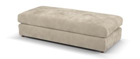 Sofology, Samerson Large Push Up Footstool In Soft Slub Chenille Wicker, £499