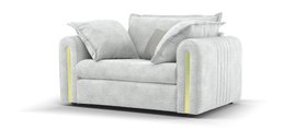 Sofology, Savoy Loveseat In Soft Boucle Silver Mix, £1,119