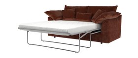 Soflogy Georgio 3 Seater Sofabed In Luxe Chenille Burgundy, £1999