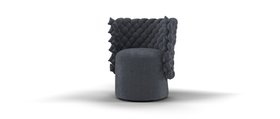 Sofology, Guiggiola Accent Chair In Cosy Sherpa Ebony, £2,799