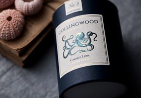 Collingwood of Somerset Coastal Lime Fragranced Candle