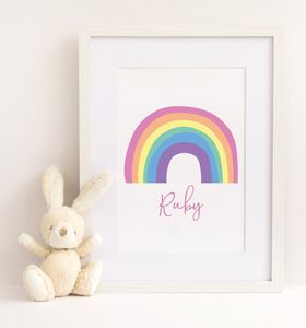 Personalised Rainbow Print