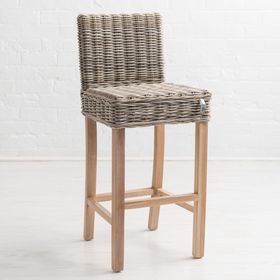 Key Largo Kubu Rattan Bar Stool