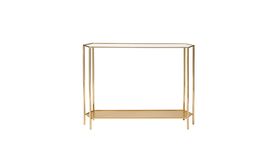 Swoon Manuka Art Deco Style Console Table in Antique Brass