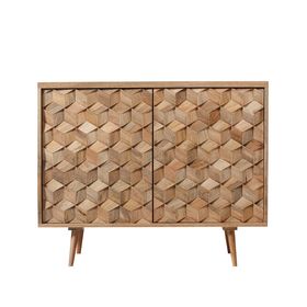 Swoon | Terning | Mid-Century Small Sideboard in Natural | Mango Wood