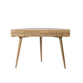 Swoon | Watts | Mid-Century Modern Corner Desk in Natural | Mango Wood