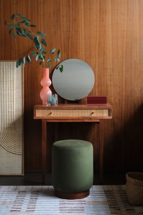 Swoon Raphia Dressing Table