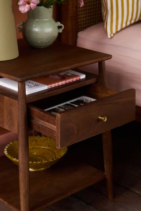 Swoon Auburn Bedside Table