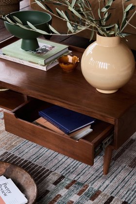Southwark Dark Brown Acacia Coffee Table