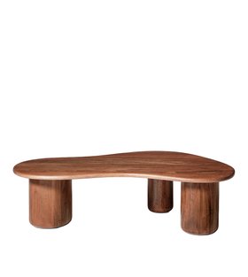 Arvan Dark Brown Mango Wood Coffee Table