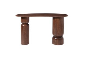 Halan Dark Brown Mango Wood Desk