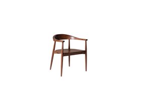 Olsen Dark Brown Acacia Wood Dining Chair