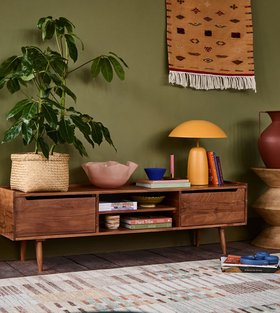 Southwark Large Dark Brown Acacia Wood TV Stand