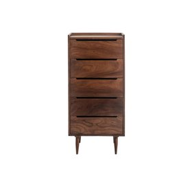 Southwark Dark Brown Acacia Tallboy Chest of Drawers