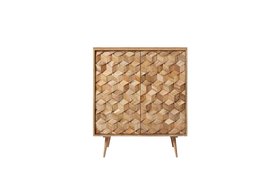 Terning Natural Mango Wood Cabinet