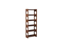 Alduin Dark Brown Acacia Wood Shelving Unit