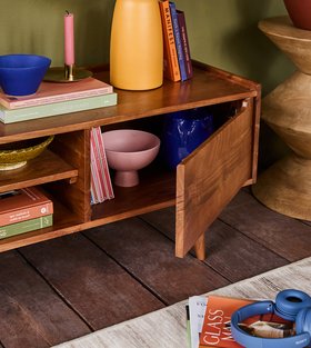 Southwark Dark Brown Acacia Wood TV Stand