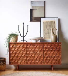 Terning Dark Brown Acacia Sideboard