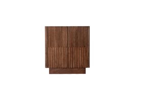 Hampstead Dark Brown Acacia Wood Cabinet