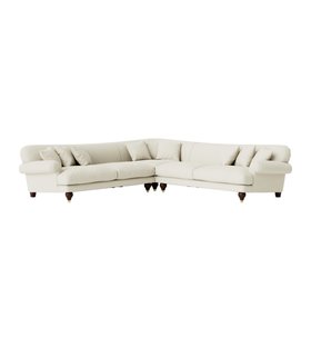 Willows Corner Ecru Plain Fabric Sofa