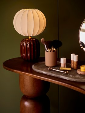 Halan Dark Brown Mango Wood Desk