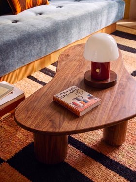 Arvan Dark Brown Mango Wood Coffee Table