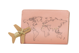 Stitch Where You've Been Passport Cover Pink