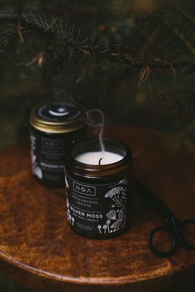 Silver Moss  Soy Candle - The Woodland Collection.
