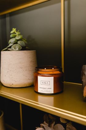 Coconut Leaf Soy Candle