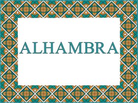 Marrakech tile pattern house sign or house name