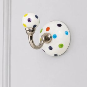 Multi Polka Dot Wall Hook