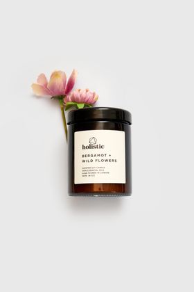 Vegan Scented Candle Bergamot + Wild Flowers (180ml)