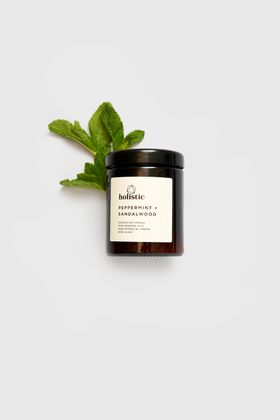 Vegan Scented Candle Peppermint + Sandalwood (180ml)