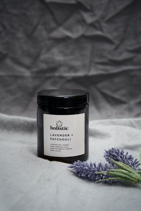 Vegan Scented Candle Lavender + Patchouli (180ml)
