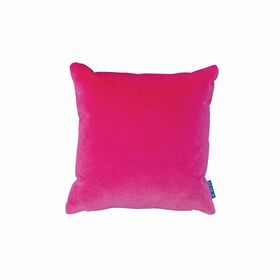 Bright Pink Velvet Cushion