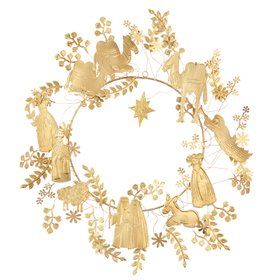 Holy Night Golden Wreath