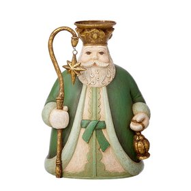 Santa Ivy candle holder
