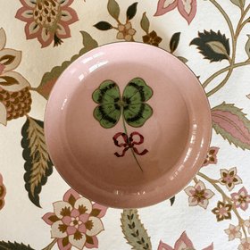 Enamel Tray 'Clover' Round by Roomytown UK