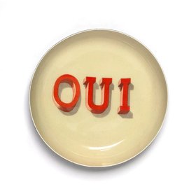 Enamel Tray 'Vintage Colour Wheel' Round by Roomytown UK