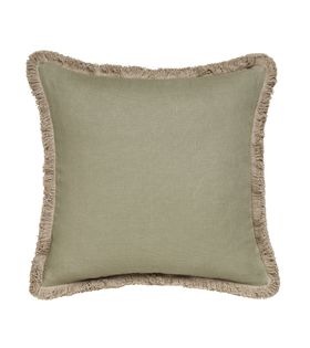 Lilias Linen Pillow Cover - Sage