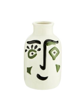Stoneware Face Vase - Small
