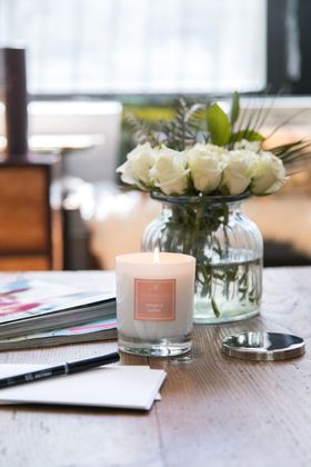 Mango & Lychee Large Glass Candle
