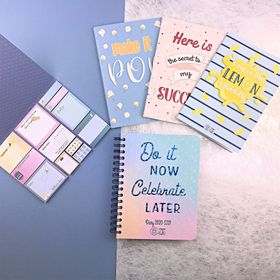 Stationery Set - Diary + Sticky notes + Exercise books