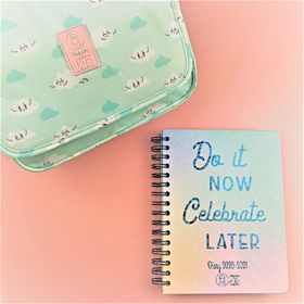 Stationery Set - Diary + Toiletry Bag
