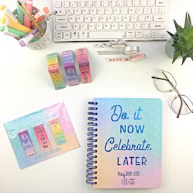 Stationery Set - Diary + Magnetic Page Markers