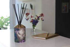 Wild Things: Reed Diffuser - Rhino Saw Us (Violet & Iris)