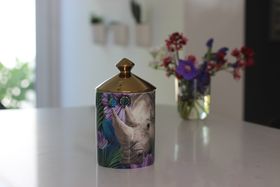 Wild Things: Candle - Rhino Saw Us (Violet & Iris)